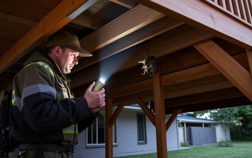 Under Deck Possum Removal in Malvern East